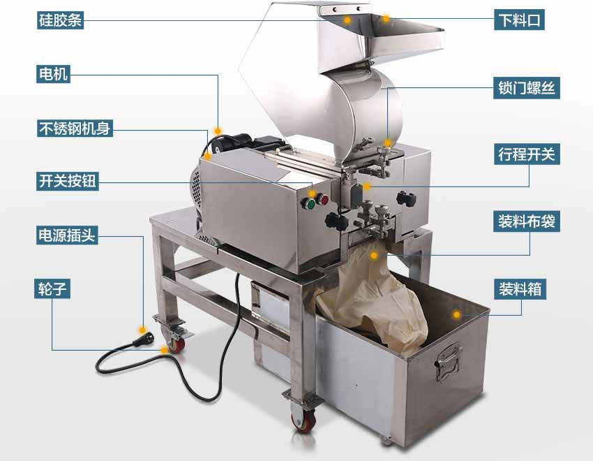 不锈钢破碎机结构